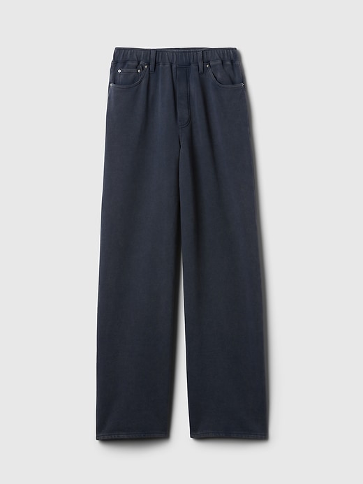 pantalon de survêtement ample et confortable en jean épais