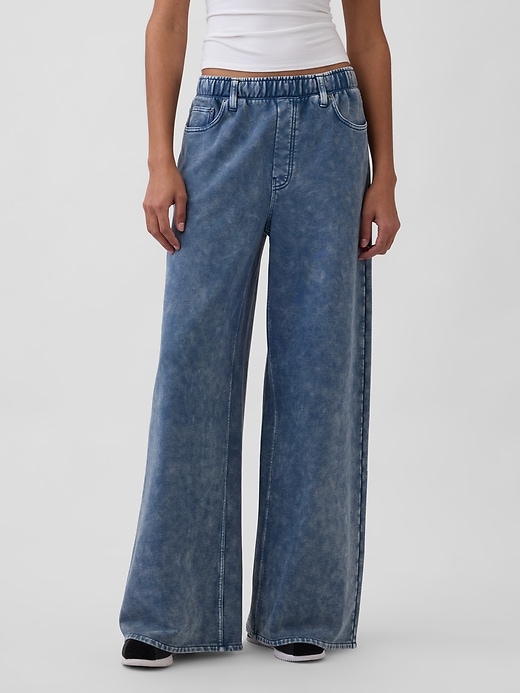 pantalon de survêtement ample et confortable en jean épais