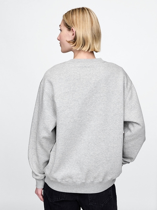 sweat-shirt tunique vintagesoft à logo gap