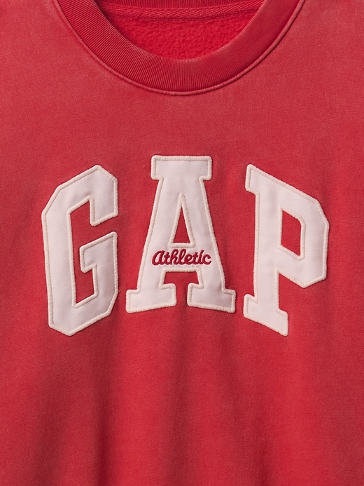 sweat-shirt tunique vintagesoft à logo gap