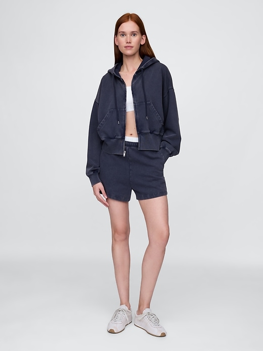 short de survêtement en molleton français de 76 cm
