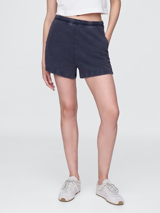 short de survêtement en molleton français de 76 cm