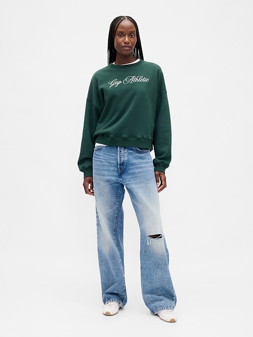 sweat-shirt compensé vintagesoft logo