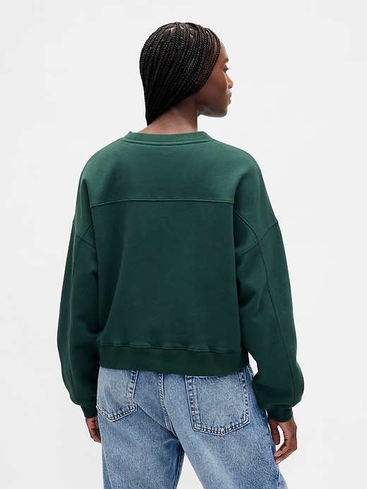 sweat-shirt compensé vintagesoft logo