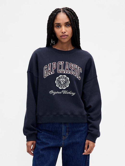 sweat-shirt compensé vintagesoft logo