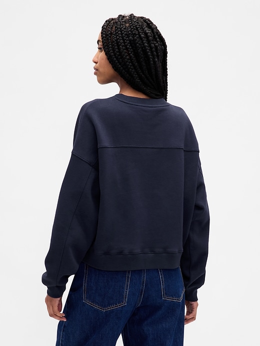 sweat-shirt compensé vintagesoft logo