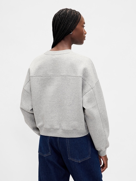 sweat-shirt compensé vintagesoft logo