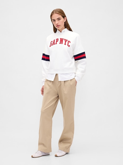 sweat-shirt compensé vintagesoft logo