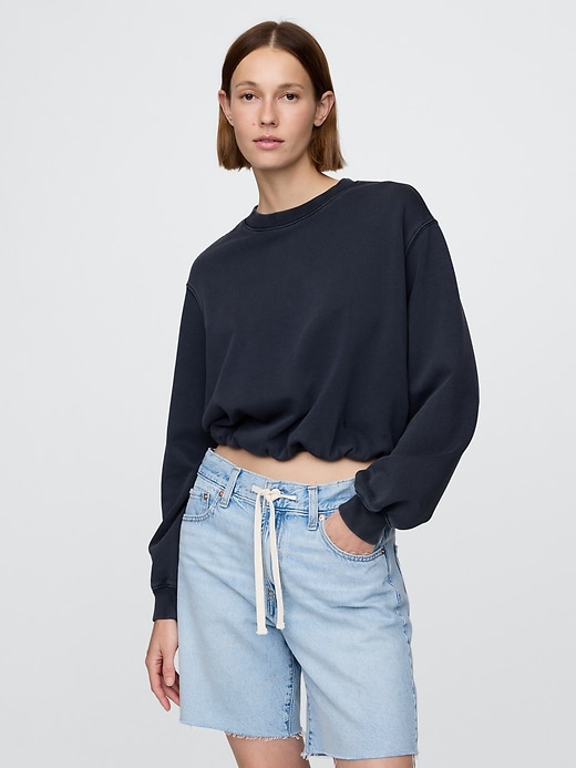 sweat-shirt à bulles en molleton épais