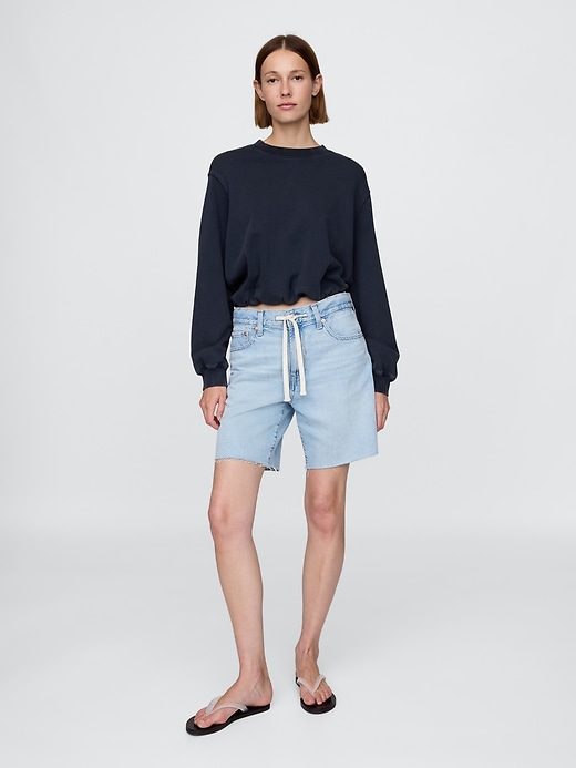 sweat-shirt à bulles en molleton épais