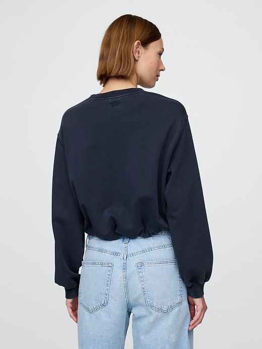 sweat-shirt à bulles en molleton épais