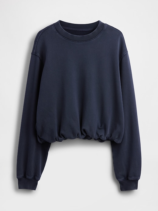 sweat-shirt à bulles en molleton épais