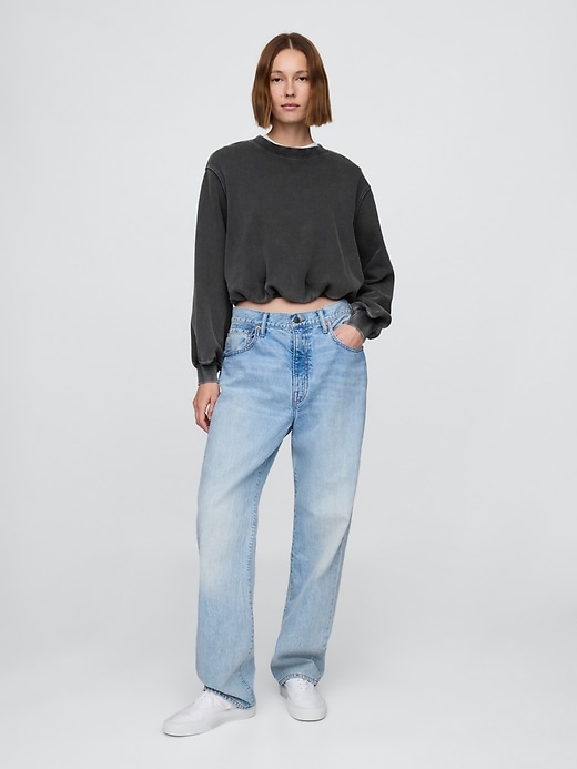 sweat-shirt à bulles en molleton épais