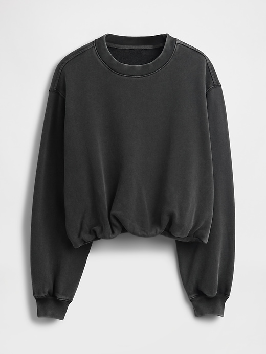 sweat-shirt à bulles en molleton épais
