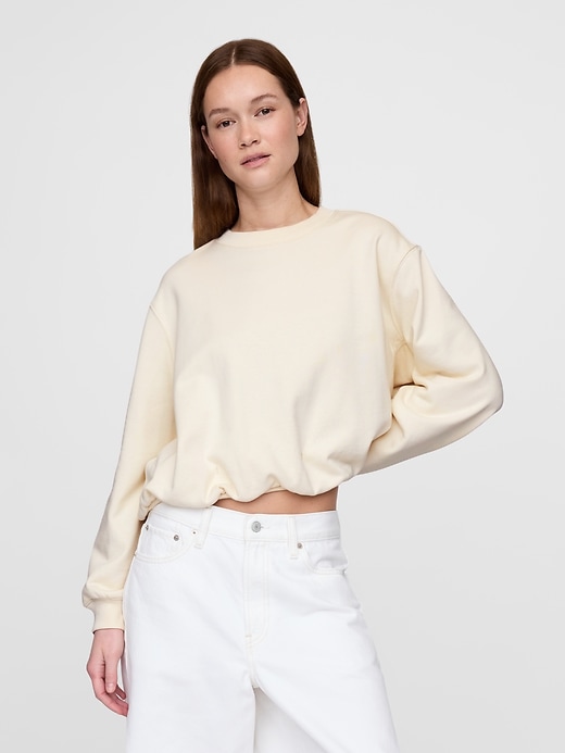 sweat-shirt à bulles en molleton épais