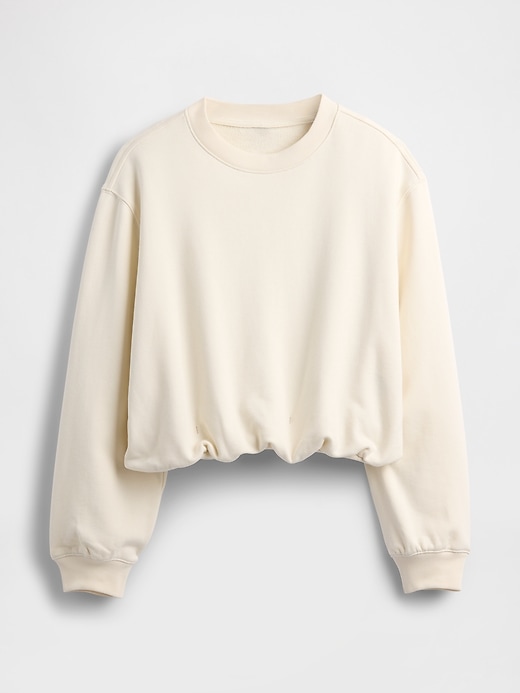 sweat-shirt à bulles en molleton épais