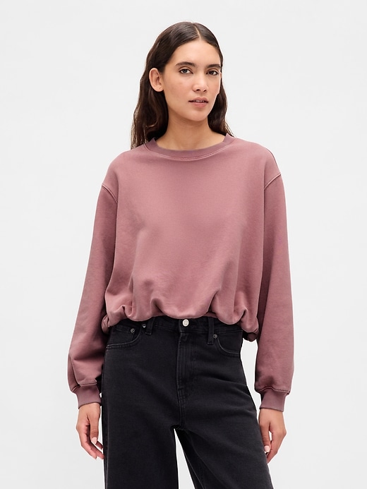 sweat-shirt à bulles en molleton épais