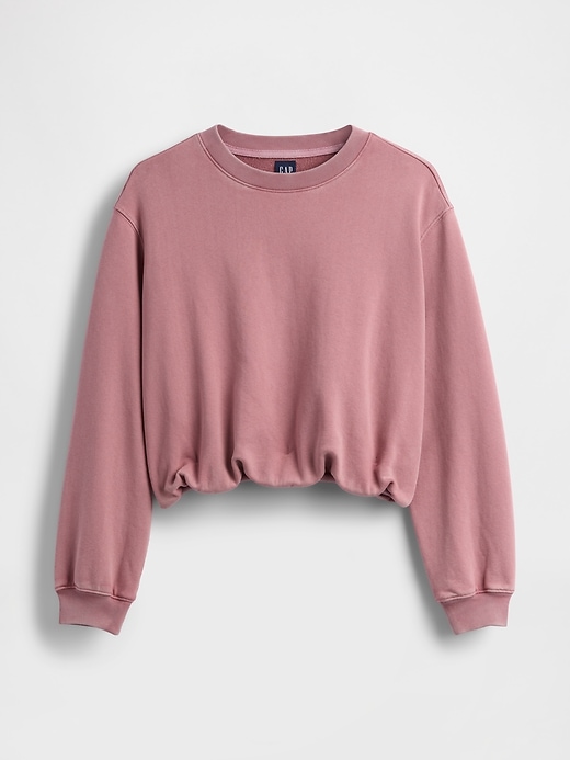 sweat-shirt à bulles en molleton épais