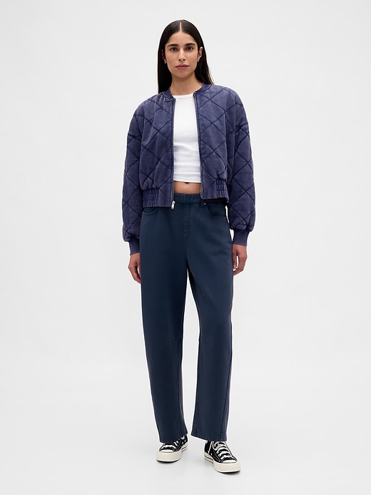 pantalon de survêtement en molleton épais