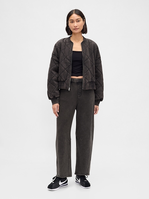 pantalon de survêtement en molleton épais