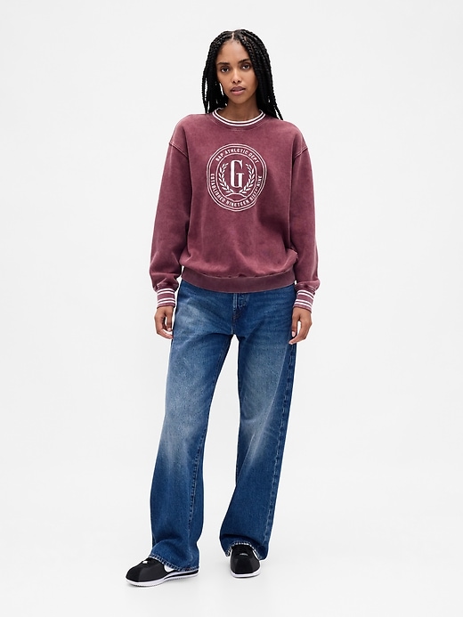sweat-shirt oversize à logo vintagesoft