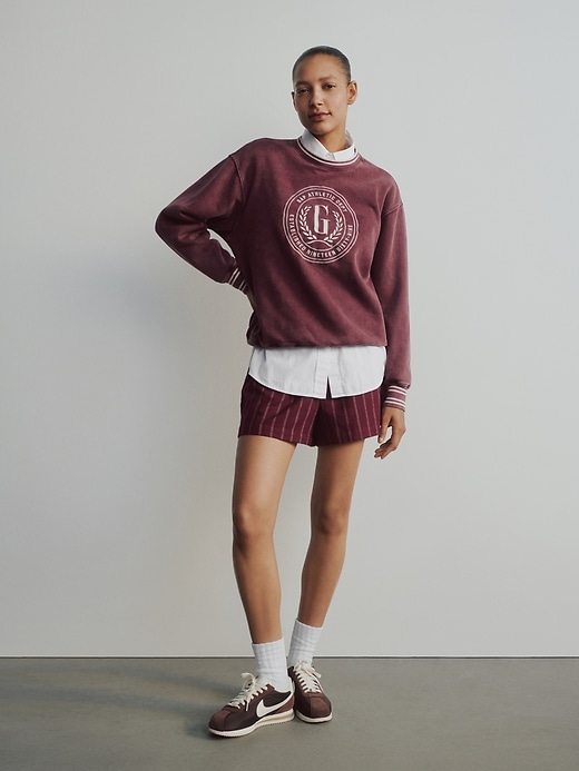 sweat-shirt oversize à logo vintagesoft
