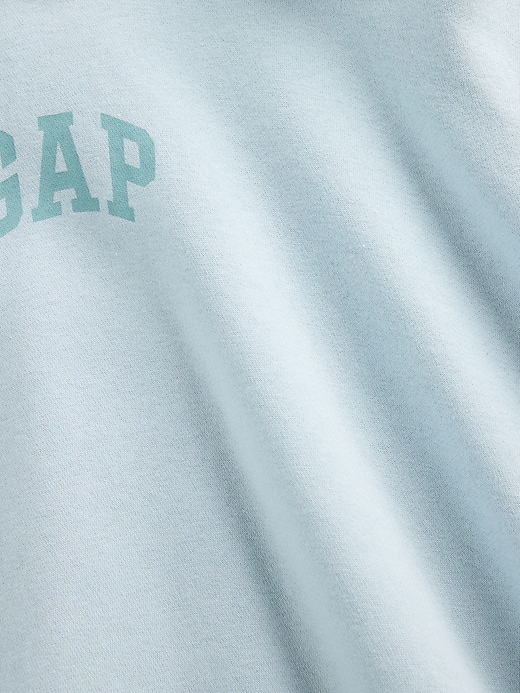 sweat à capuche court vintagesoft avec logo