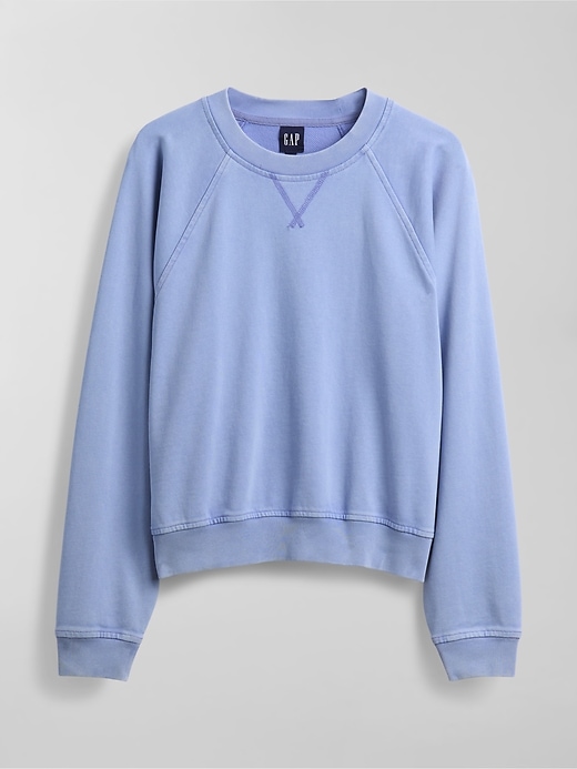 sweat-shirt raglan en molleton français