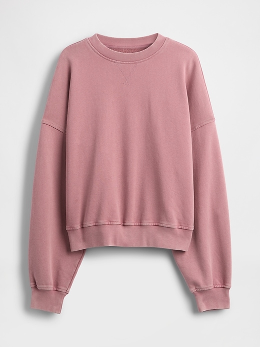 sweat-shirt oversize en molleton épais