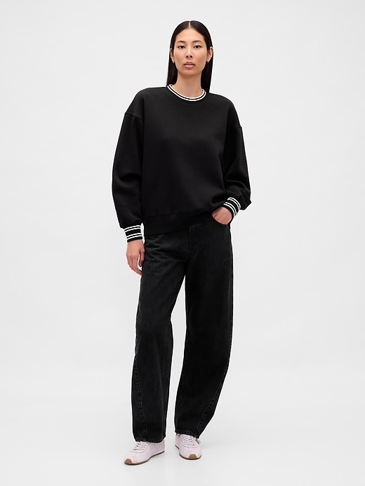 sweat-shirt tunique oversize vintagesoft