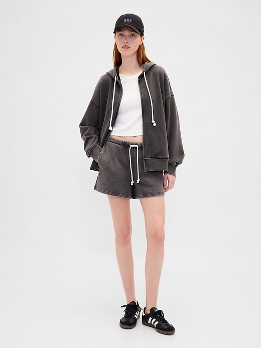 short de survêtement en molleton épais de 76 cm