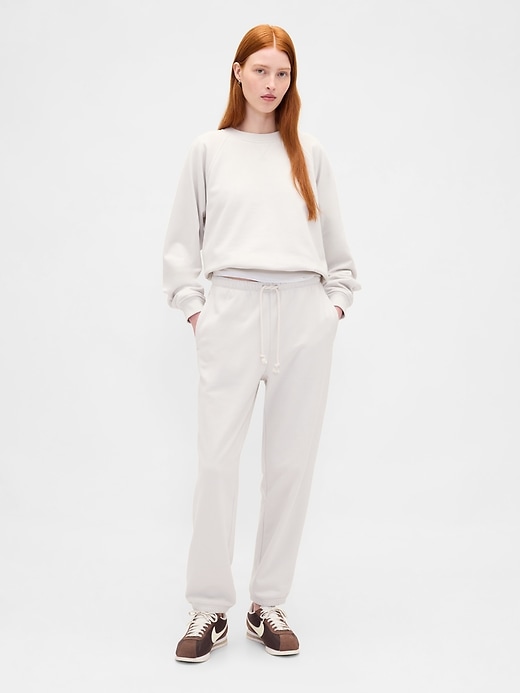 sweat-shirt raglan en molleton épais