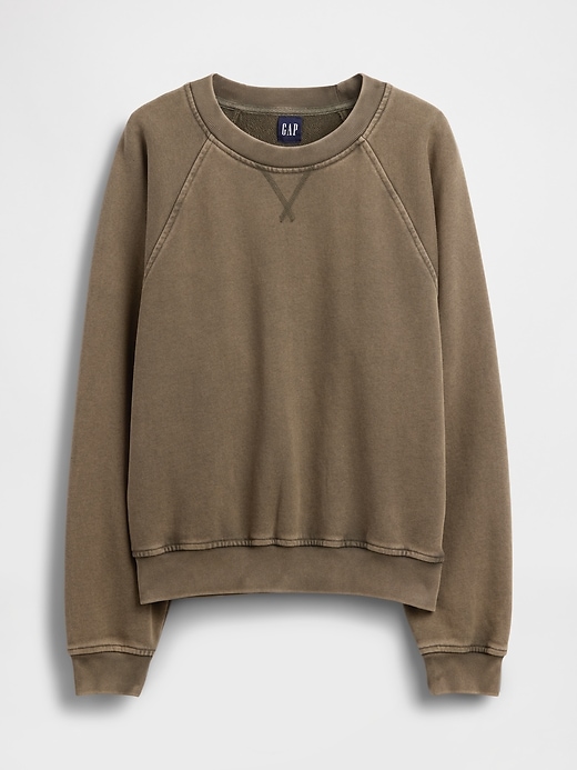 sweat-shirt raglan en molleton épais