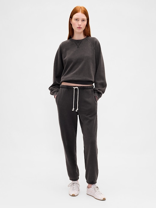 sweat-shirt raglan en molleton épais