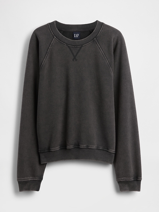 sweat-shirt raglan en molleton épais