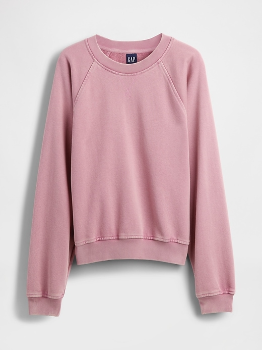 sweat-shirt raglan en molleton épais
