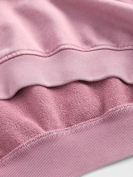 sweat-shirt oversize en molleton épais