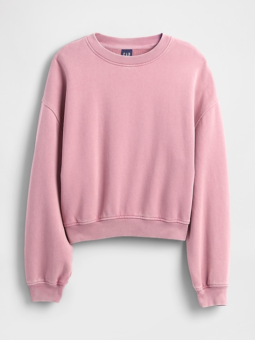sweat-shirt oversize en molleton épais