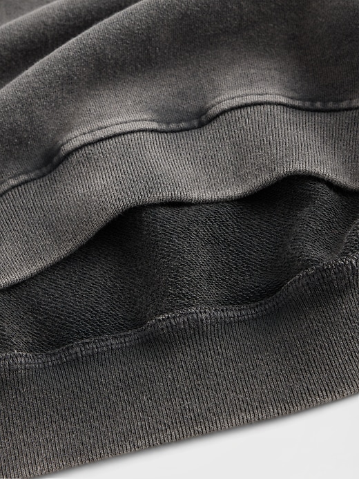 sweat-shirt oversize en molleton épais