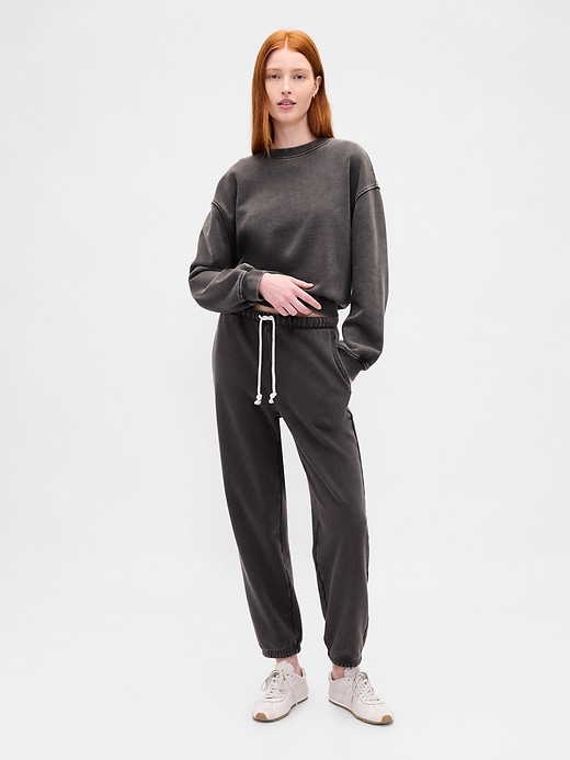 sweat-shirt oversize en molleton épais
