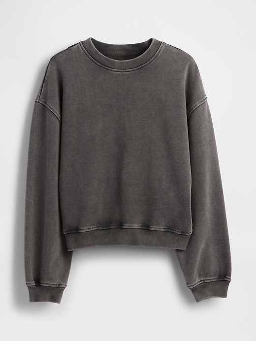 sweat-shirt oversize en molleton épais