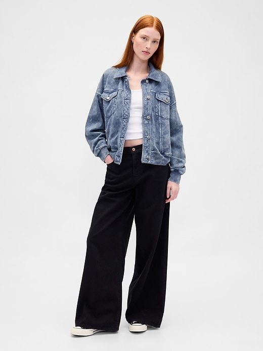veste sweat-shirt vintagesoft relaxed icon