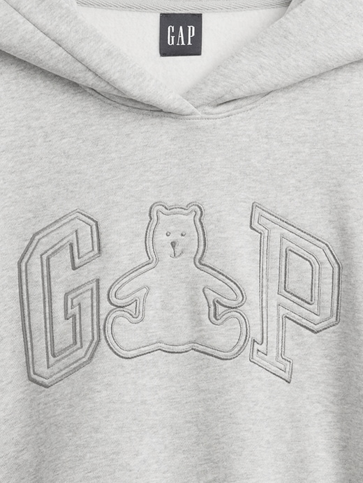 sweat à capuche court vintagesoft avec logo brannan bear