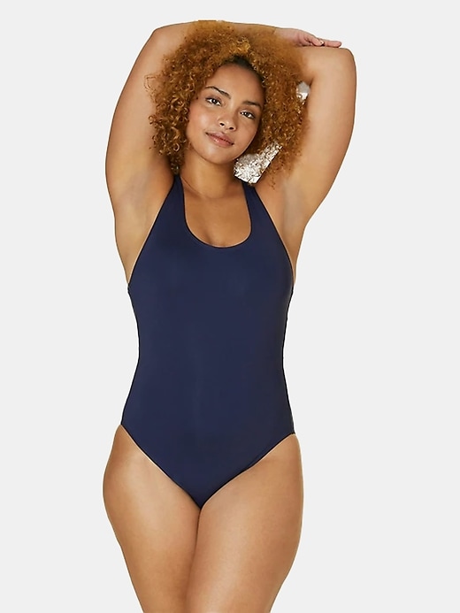 maillot de bain une pièce classique andie tulum - torse long