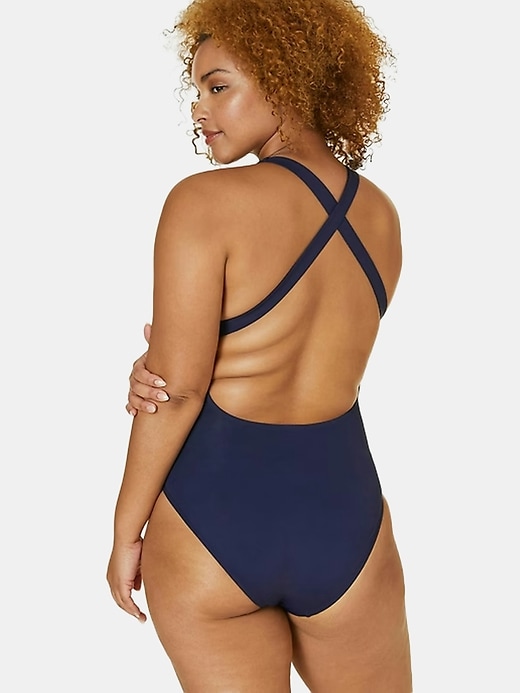 maillot de bain une pièce classique andie tulum - torse long