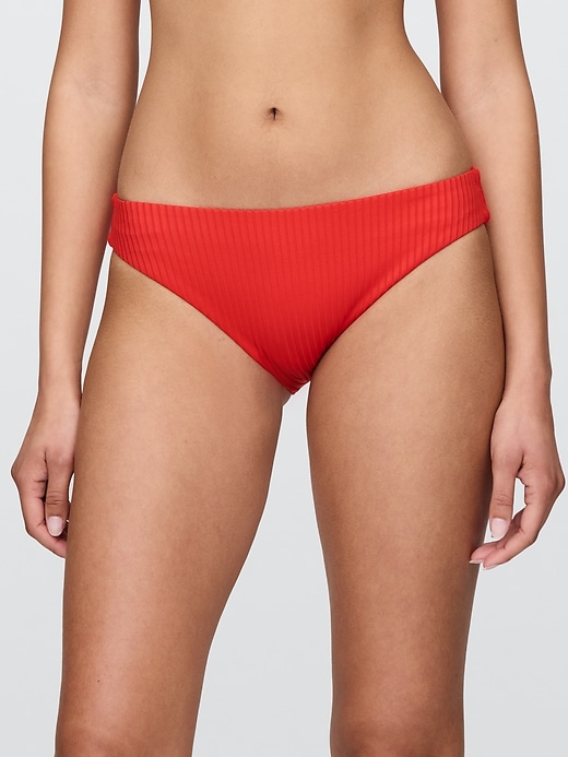 bas de bikini côtelé classique