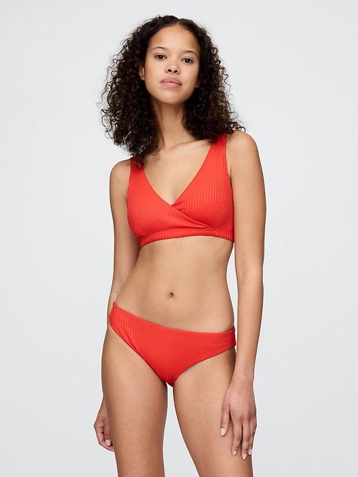 bas de bikini côtelé classique
