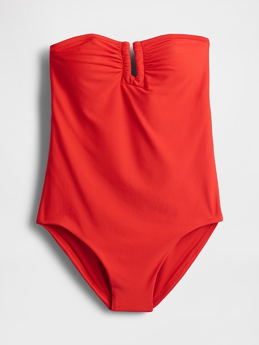 maillot de bain une pièce sans bretelles