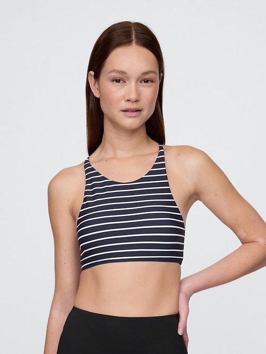haut de bikini à col montant