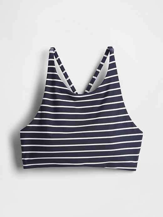haut de bikini à col montant